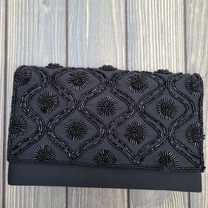 Woodward Vintage Beaded Clutch